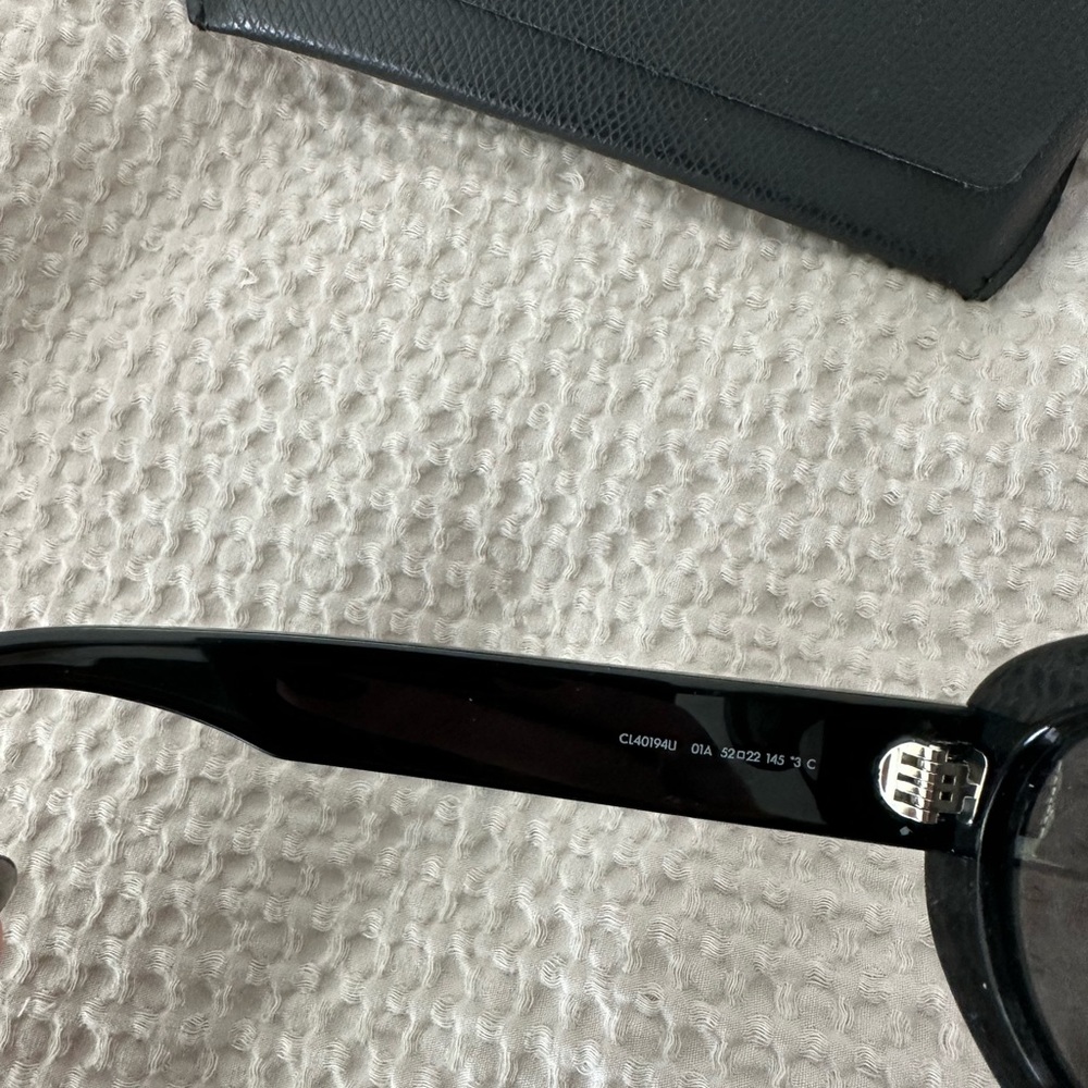 Celine Triomphe Oval Acetate Sunglasses OS NWOT - Picture 4 of 5